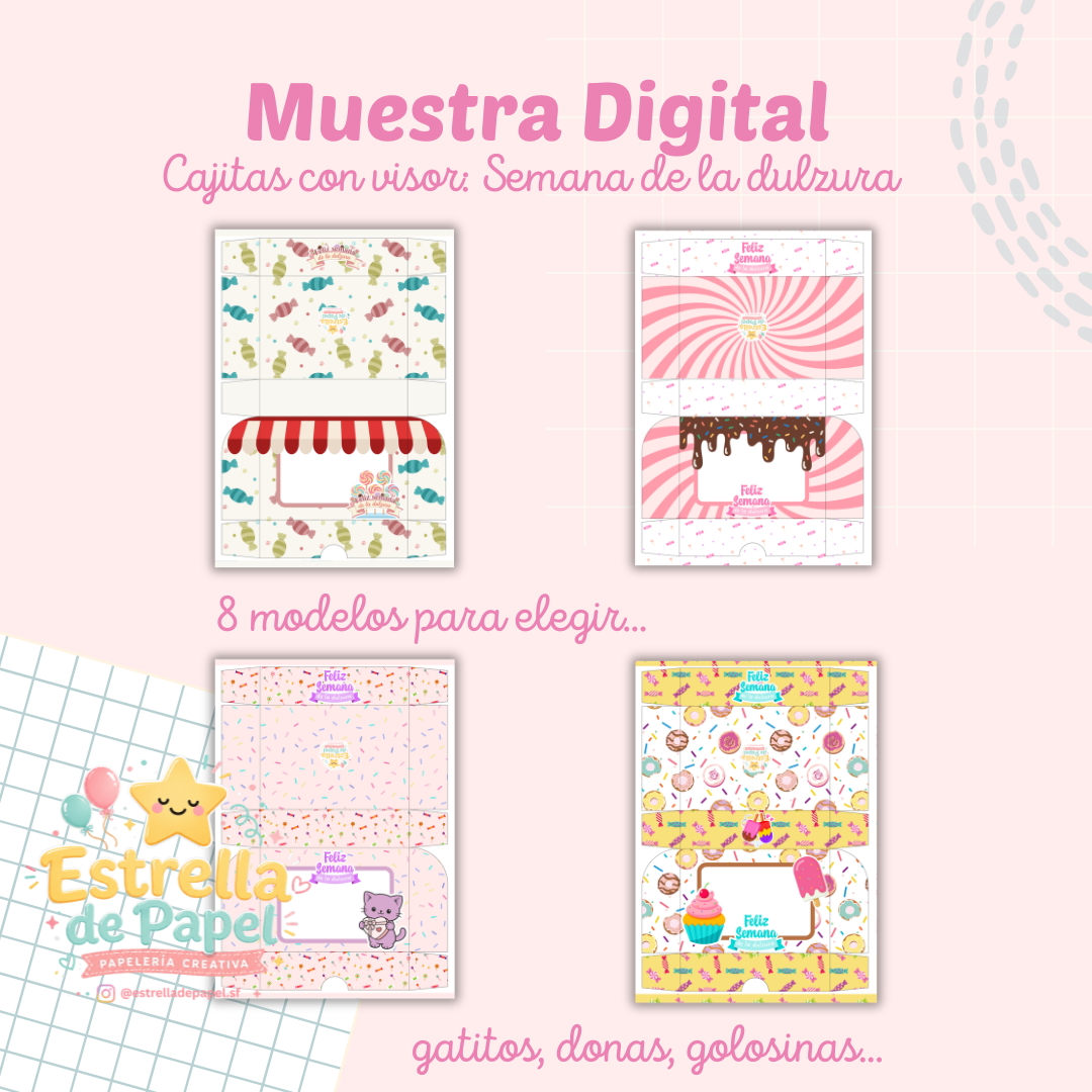 Pack digital Cajas “Semana Dulzura” — foto 2