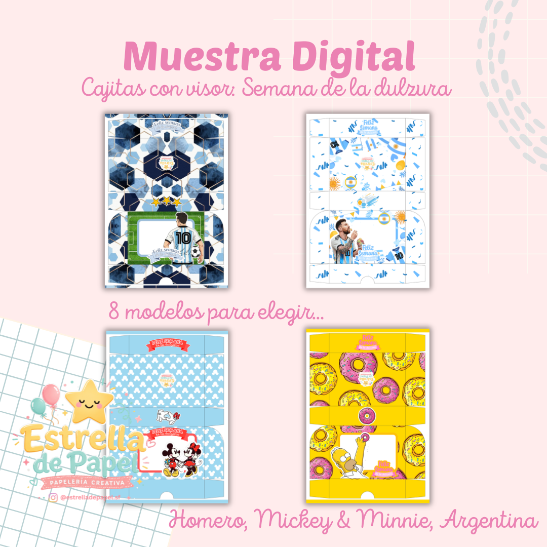 Pack digital Cajas “Semana Dulzura” — foto 3